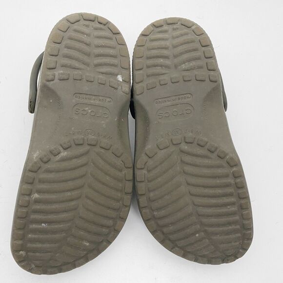 CROCS Brown Classic Clogs Comfort - Size W8-9/M6-7 - Picture 6 of 6